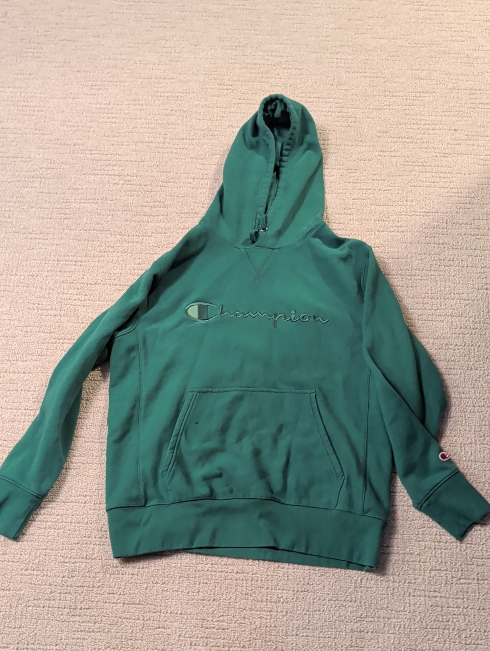 Champion Men’s Crewneck Hoodie - Green